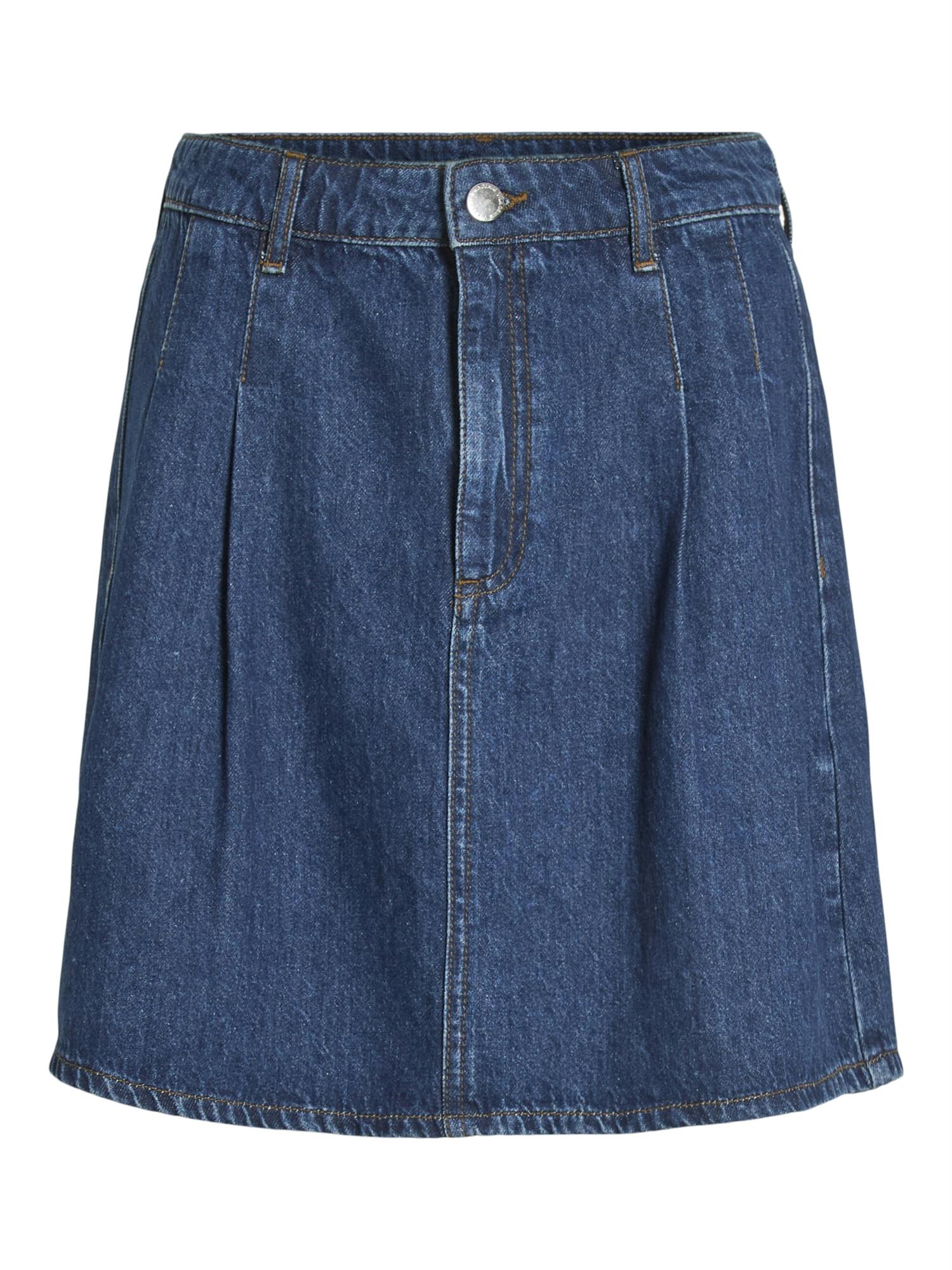 VINim HW Short Denim Skirt Dbd