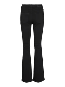 SVART VERO MODA VMFLASH FLARED JEANS