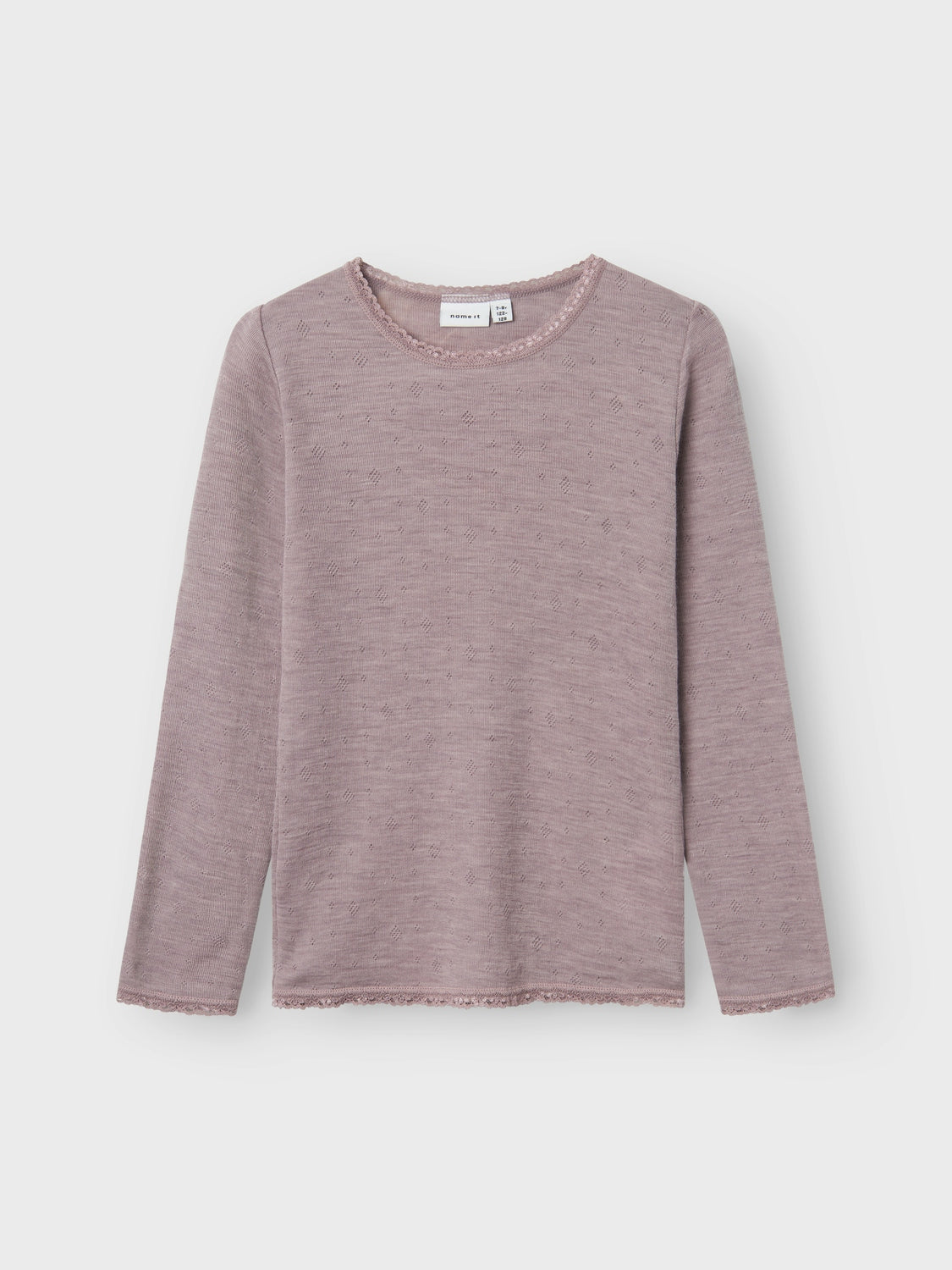 NKFWANG WOOL NEEDLE LS TOP SOLID