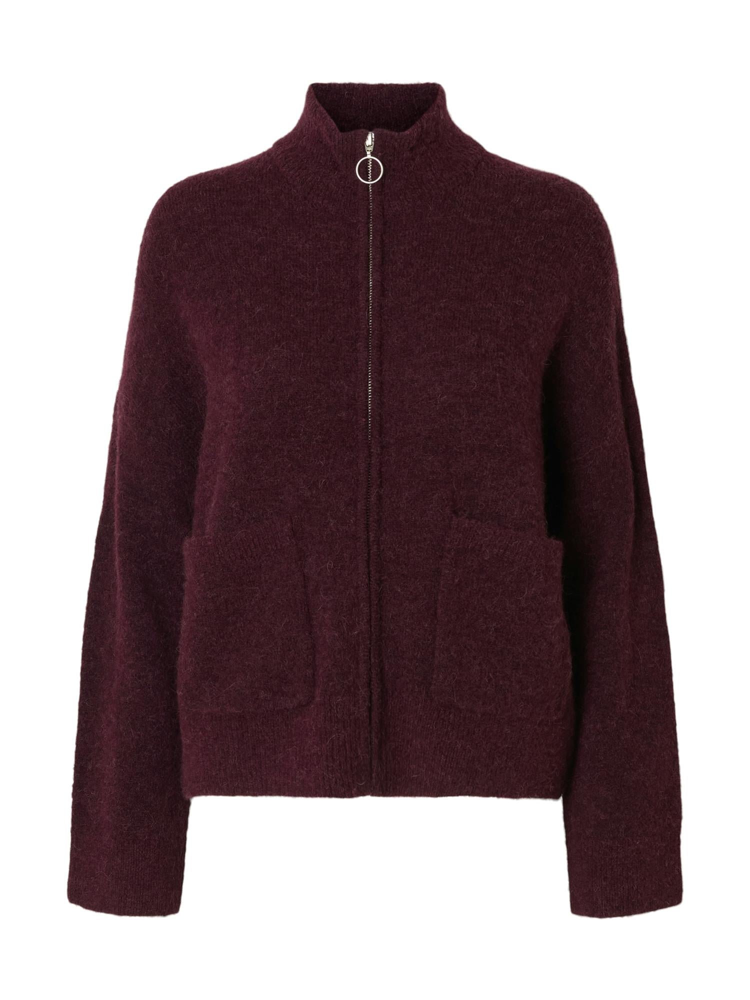 SLFSIA RAS LS ZIPPER CARDIGAN NOOS