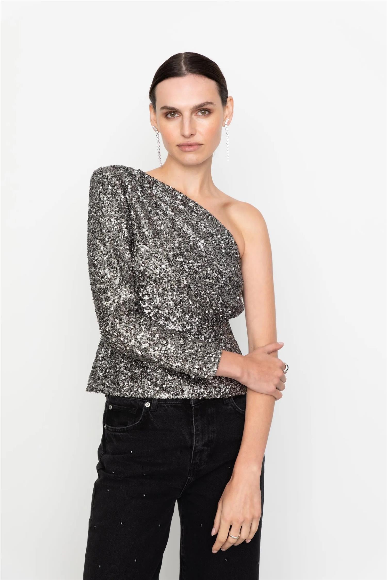 LIBRA SEQUIN TOP