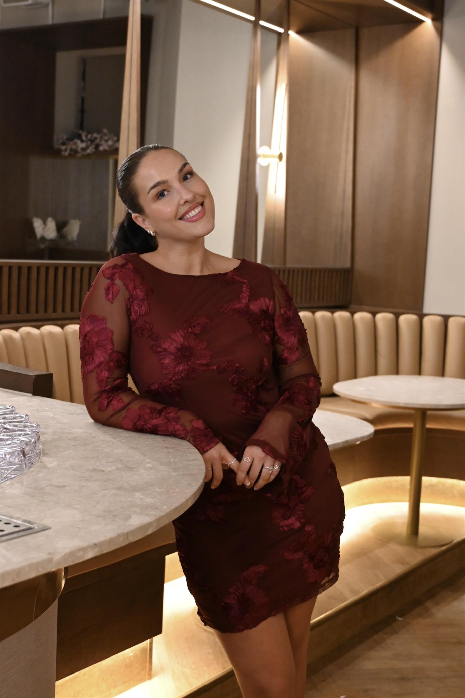 VMMila LS Detail Short Dress JRS EXP SB8