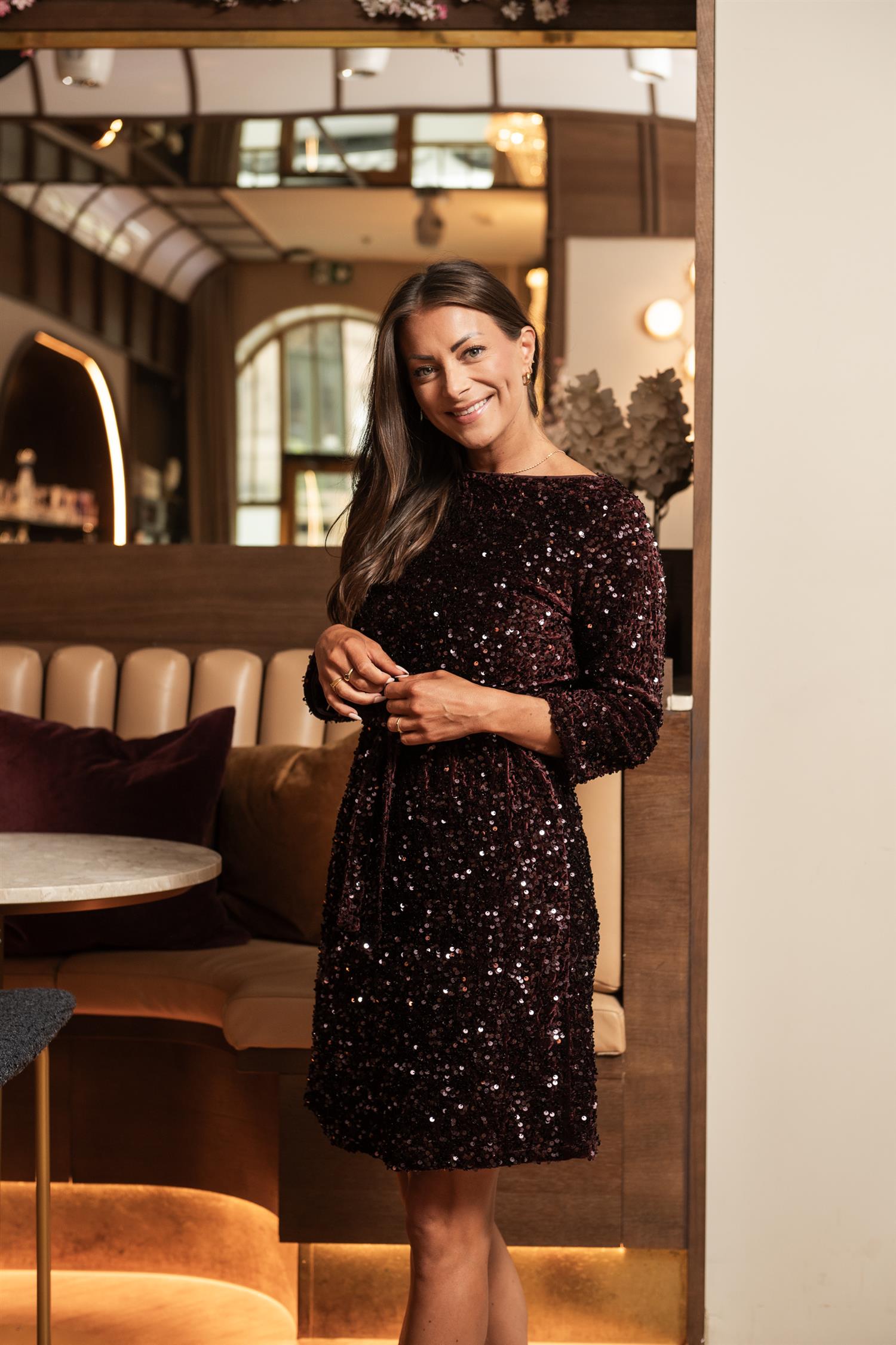 VIFaith BoatNeck 3/4 Dress/R