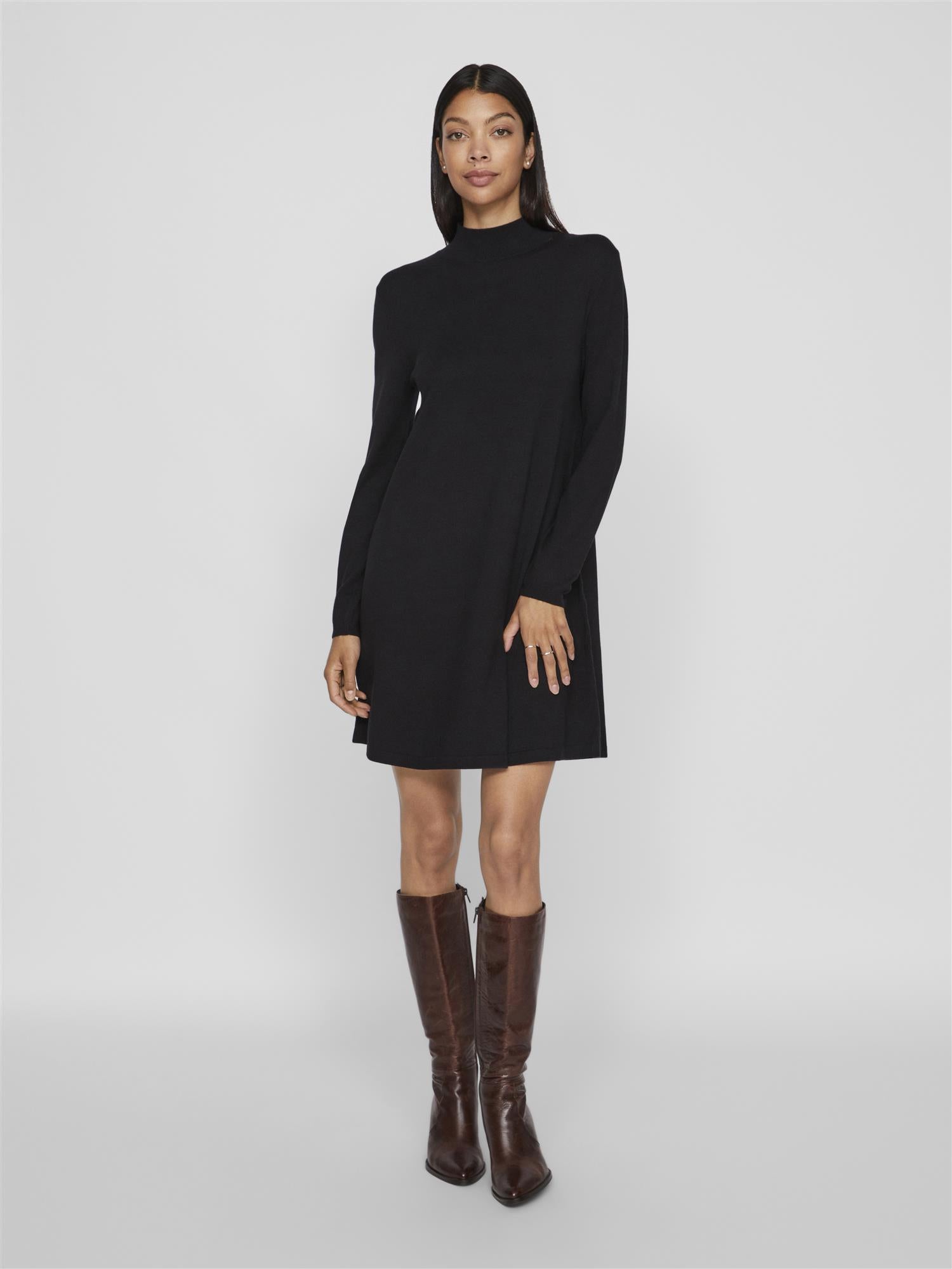 VICOMFY ROLLNECK KNIT DRESS