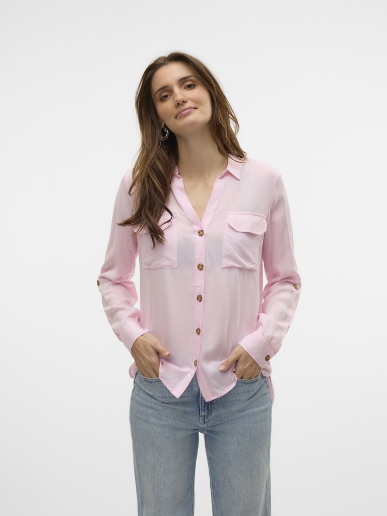 VMBumpy L/S Shirt New Wvn Ga Noos