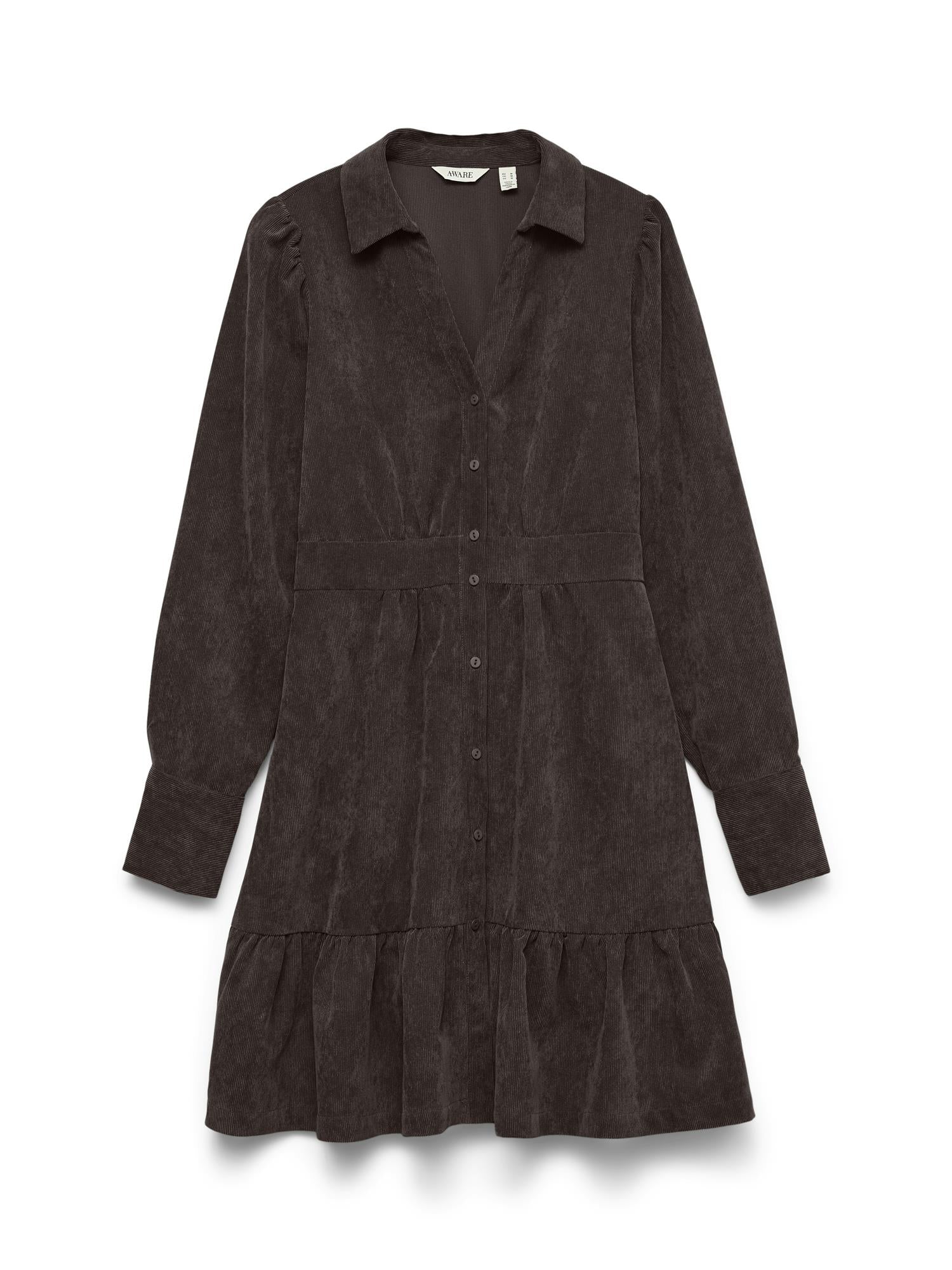 AWAsta LS V-Neck Short Dress