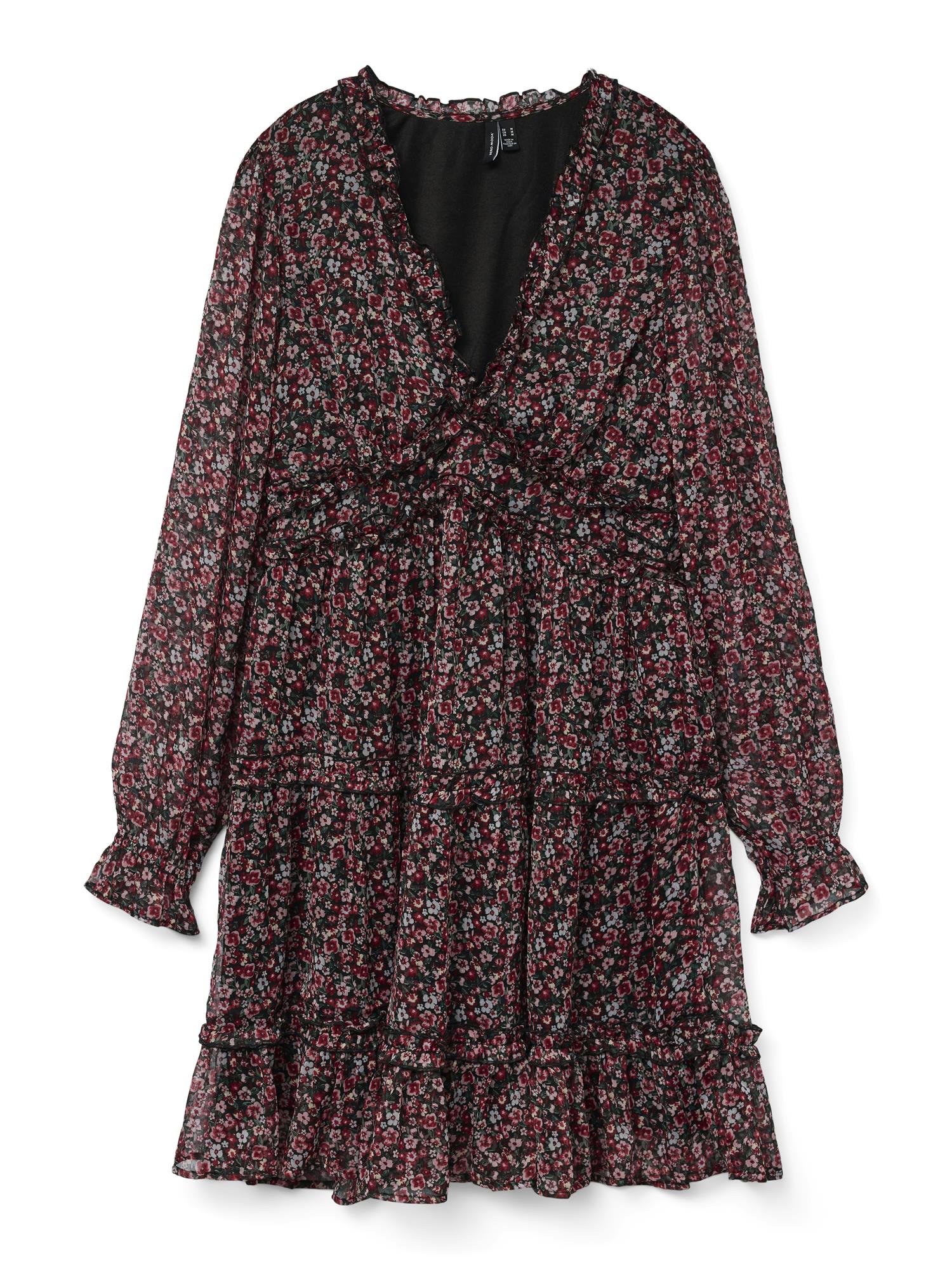 VMSmilla LS Frill Short Dress WVN GA