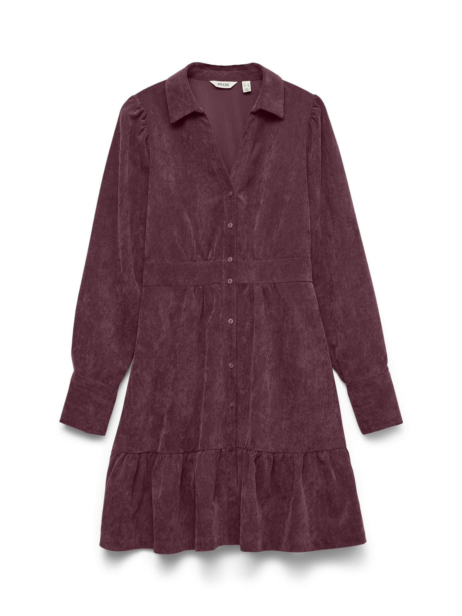 AWAsta LS V-Neck Short Dress