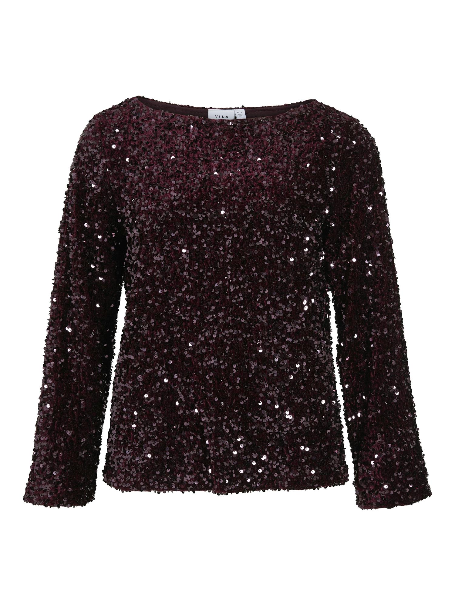 VIFaith Boat Neck LS Sequin Top/1