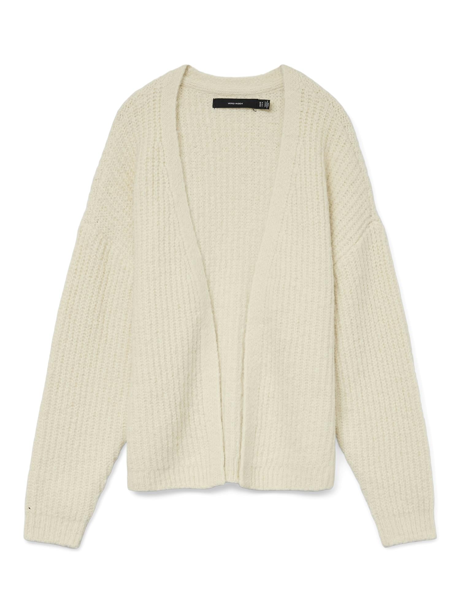 VMNovah Rib LS V-Neck Open Cardigan