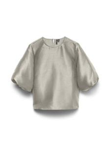 VMDaisy 2/4 O-Neck Top Wvn Exp SB6