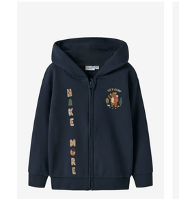 NKmvoltinus Nreg Sweat Card Wh Bru