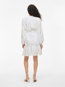 VIKelli V-Neck L/S Short Dress/LN