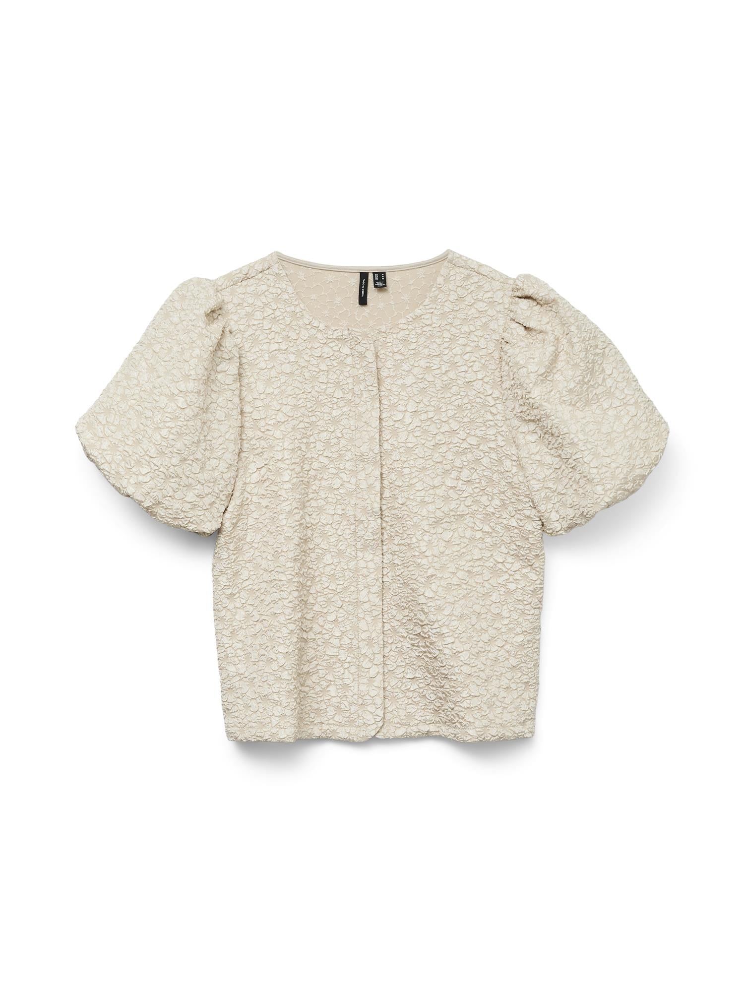 VMMerle SS Puff Cardigan JRS SB8