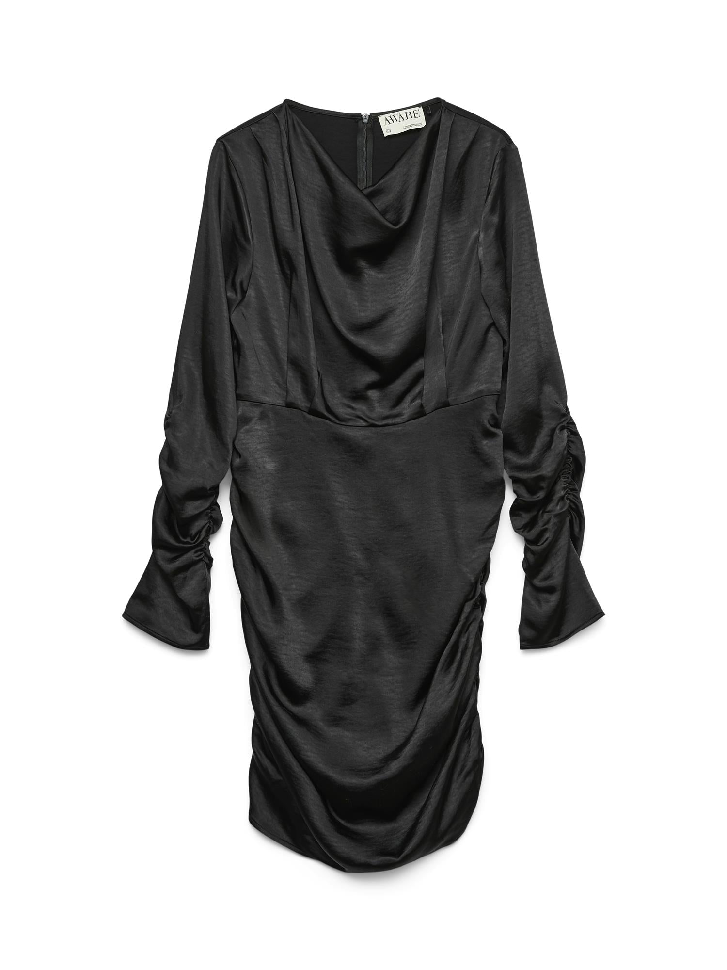 AWBea LS Cowl Neck Short Dress