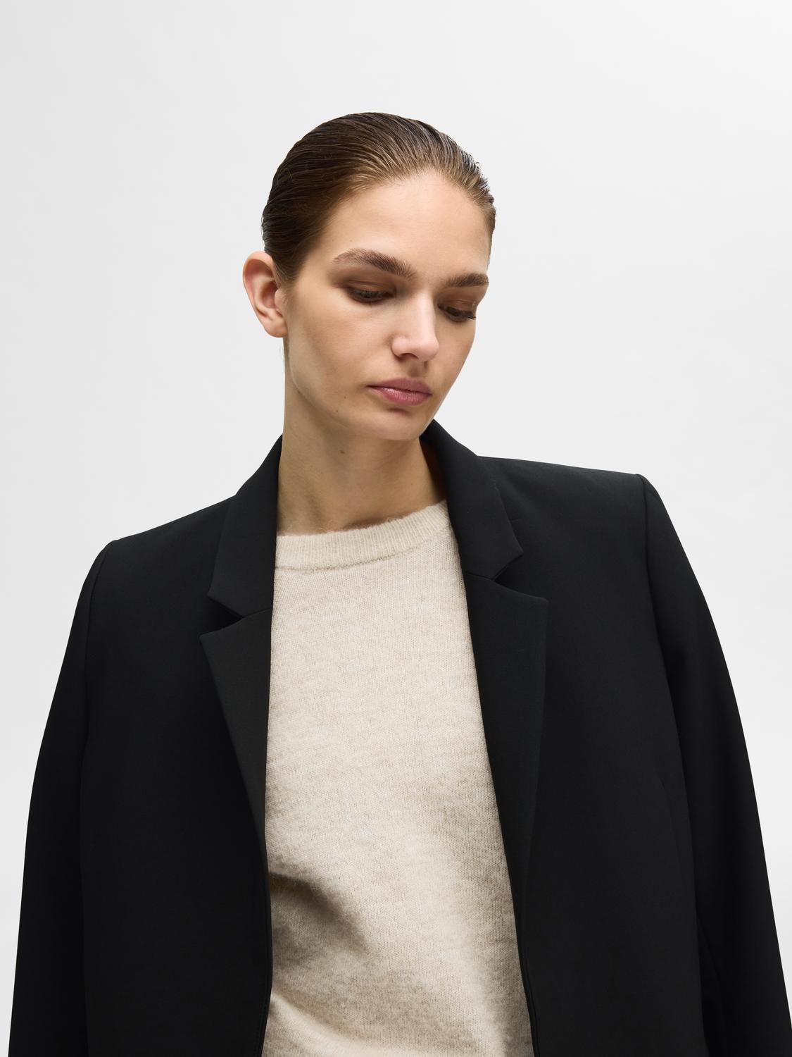 SLFLulu LS Knit Frill Cuff O-Neck NOOS