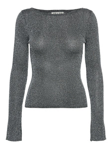 VMVALENTINA LS BOAT NECK KNIT TOP VMA