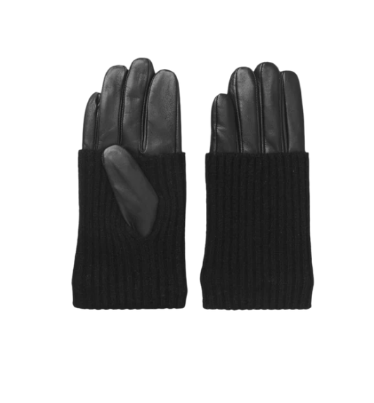 Day Leather Knit Glove