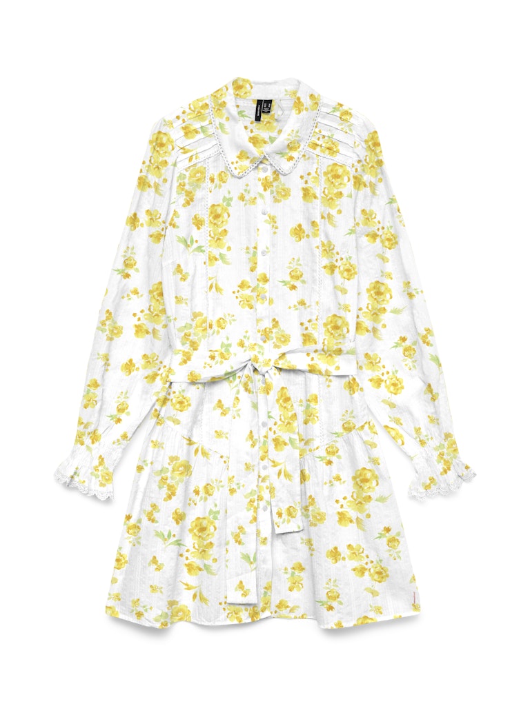 VMGry LS Detail Short Shirt Dress WVN