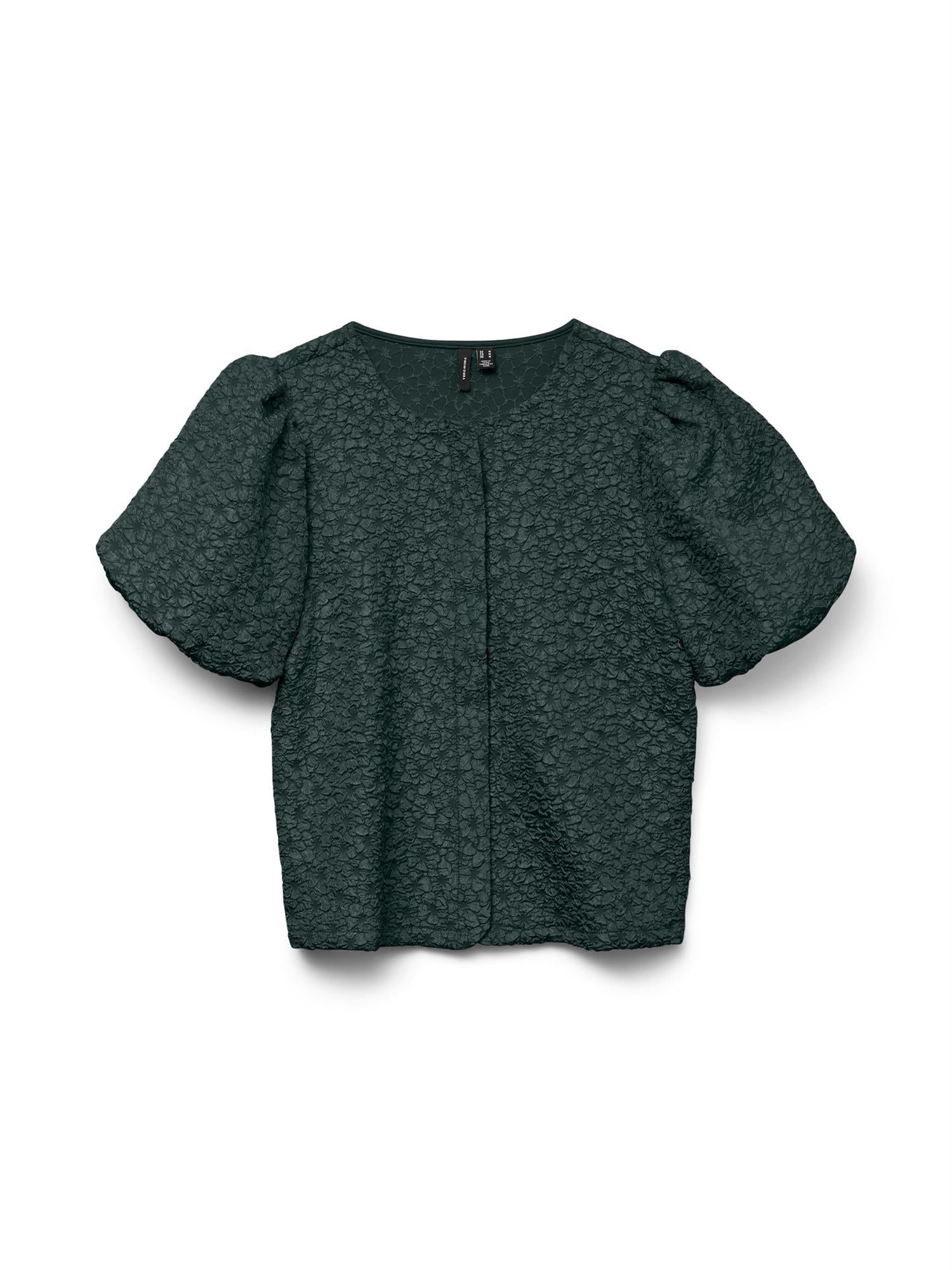 VMMerle SS Puff Cardigan JRS SB8