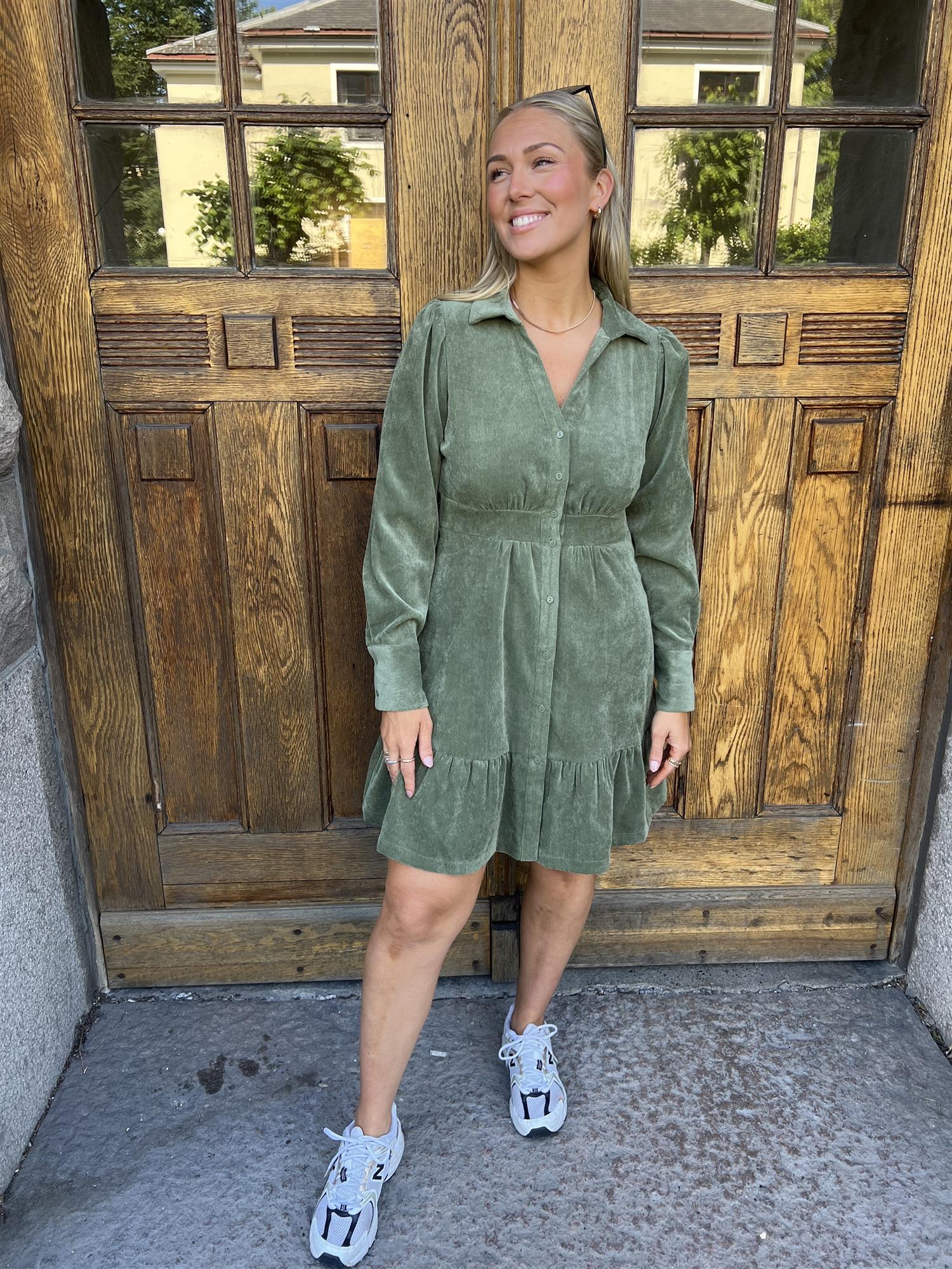 AWAsta LS V-Neck Short Dress