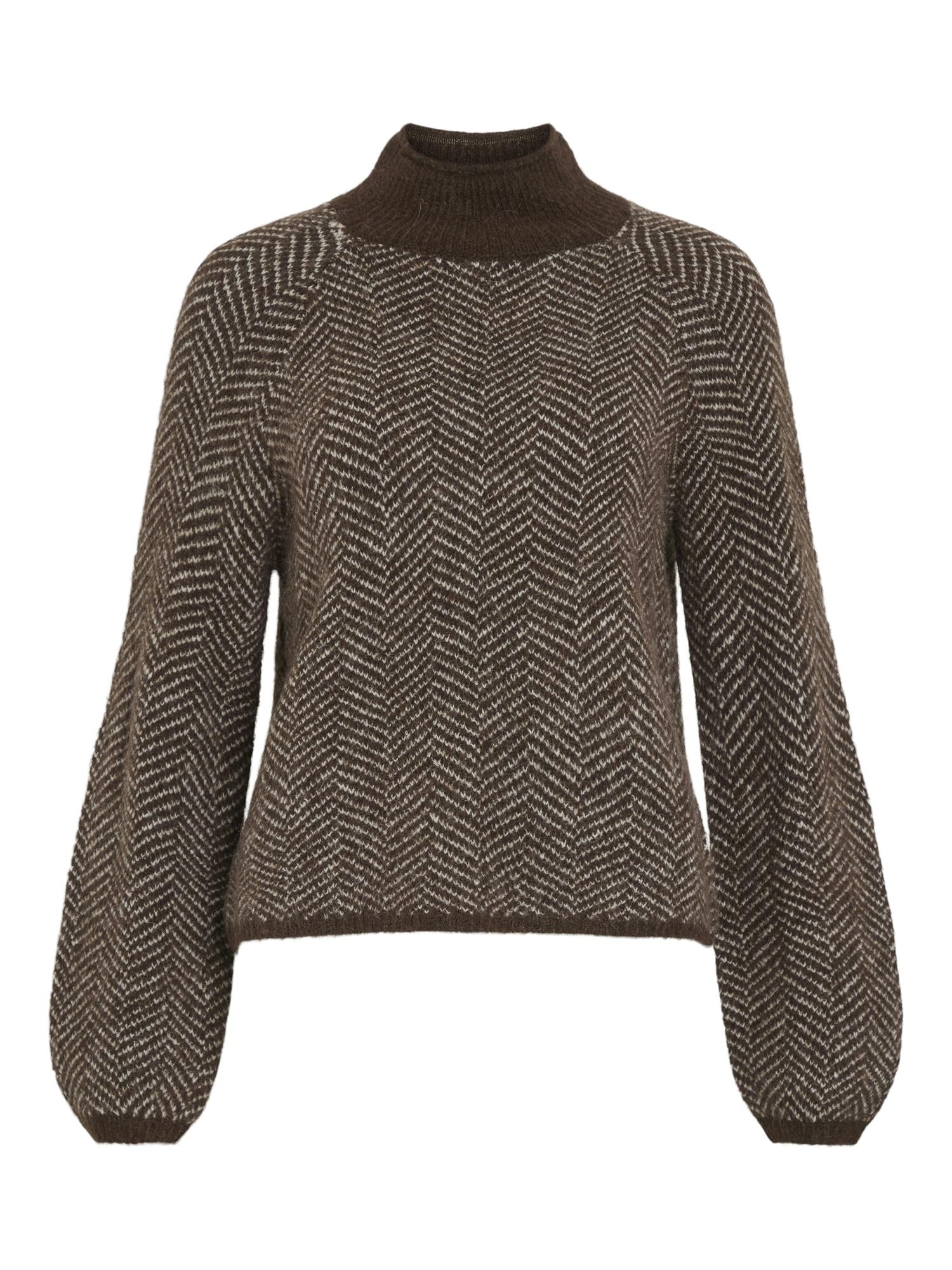 VILory High Neck L/S Knit Top