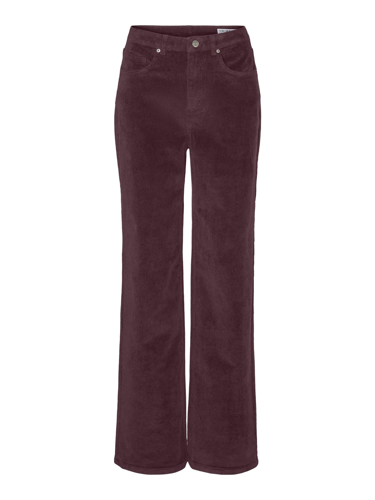 VMTessa HR Wide Corduroy Pants Ga NOOS