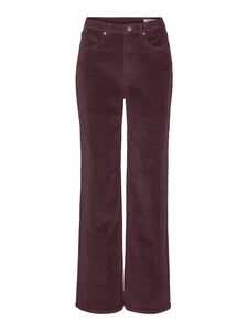VMTessa HR Wide Corduroy Pants Ga NOOS