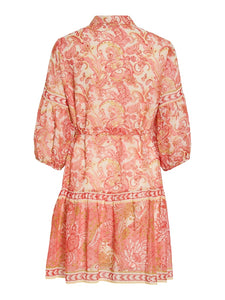 VIPraya Printed Short Dress /LN/1