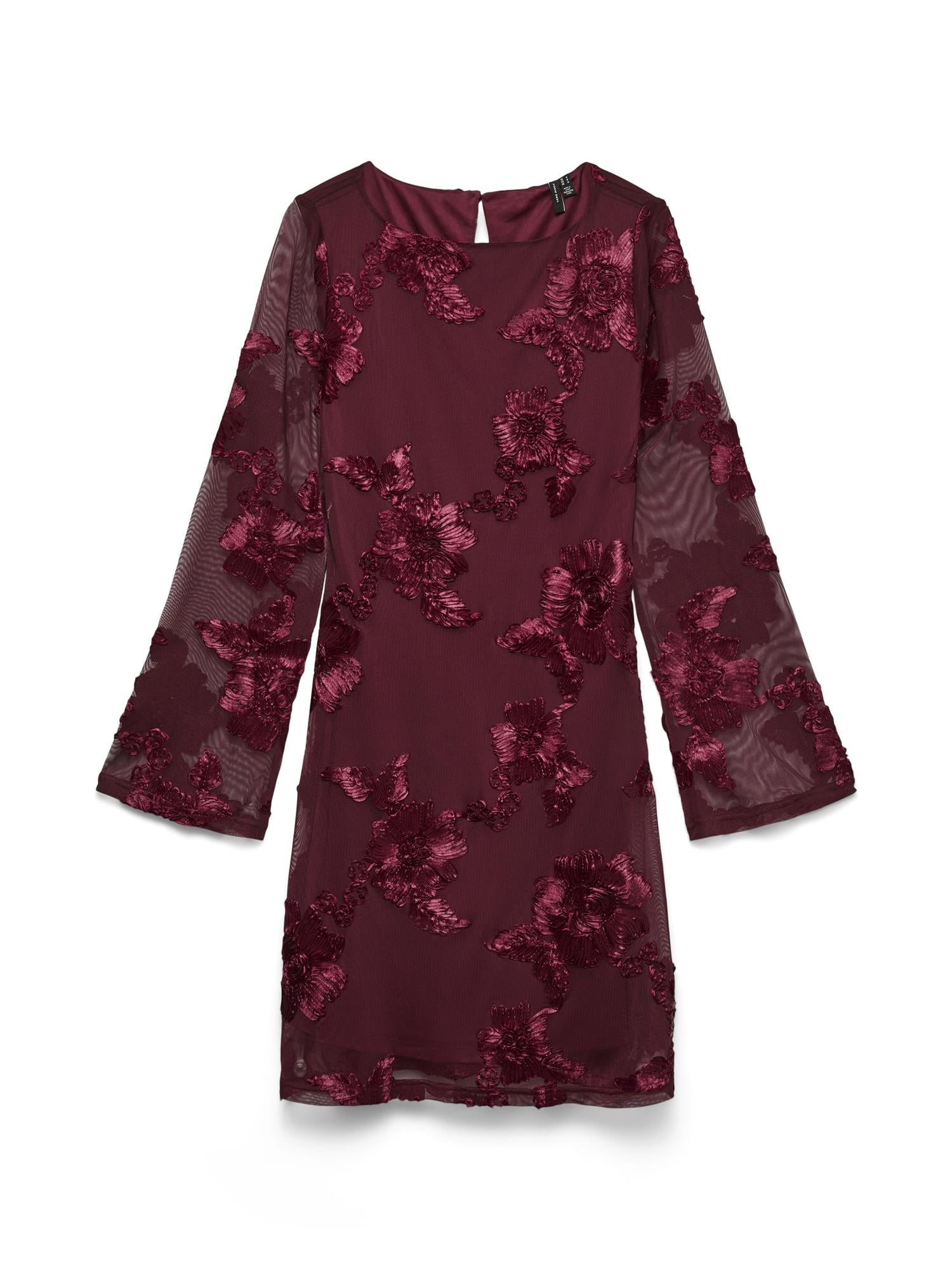 VMMila LS Detail Short Dress JRS EXP SB8