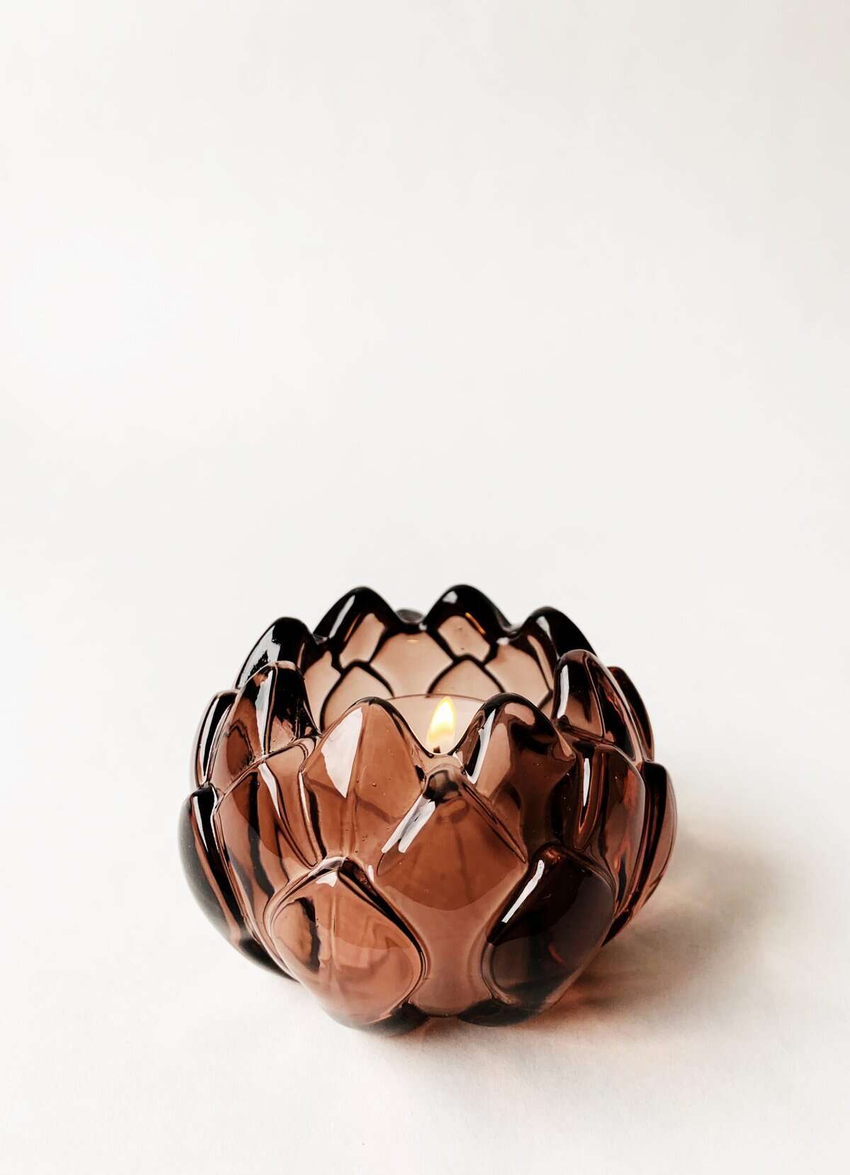 Lysglass Artisjokk 8x5 Cm