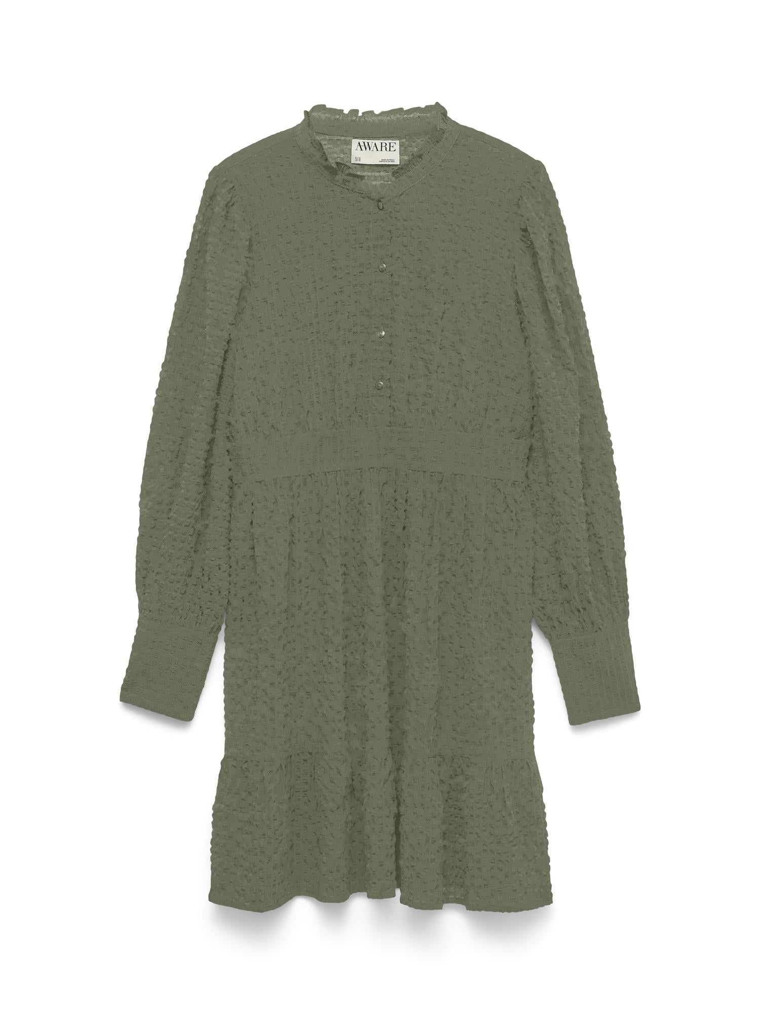 AWNoelle LS High Neck Short Dress