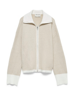 AWollie LS Zip Knit Cardigan
