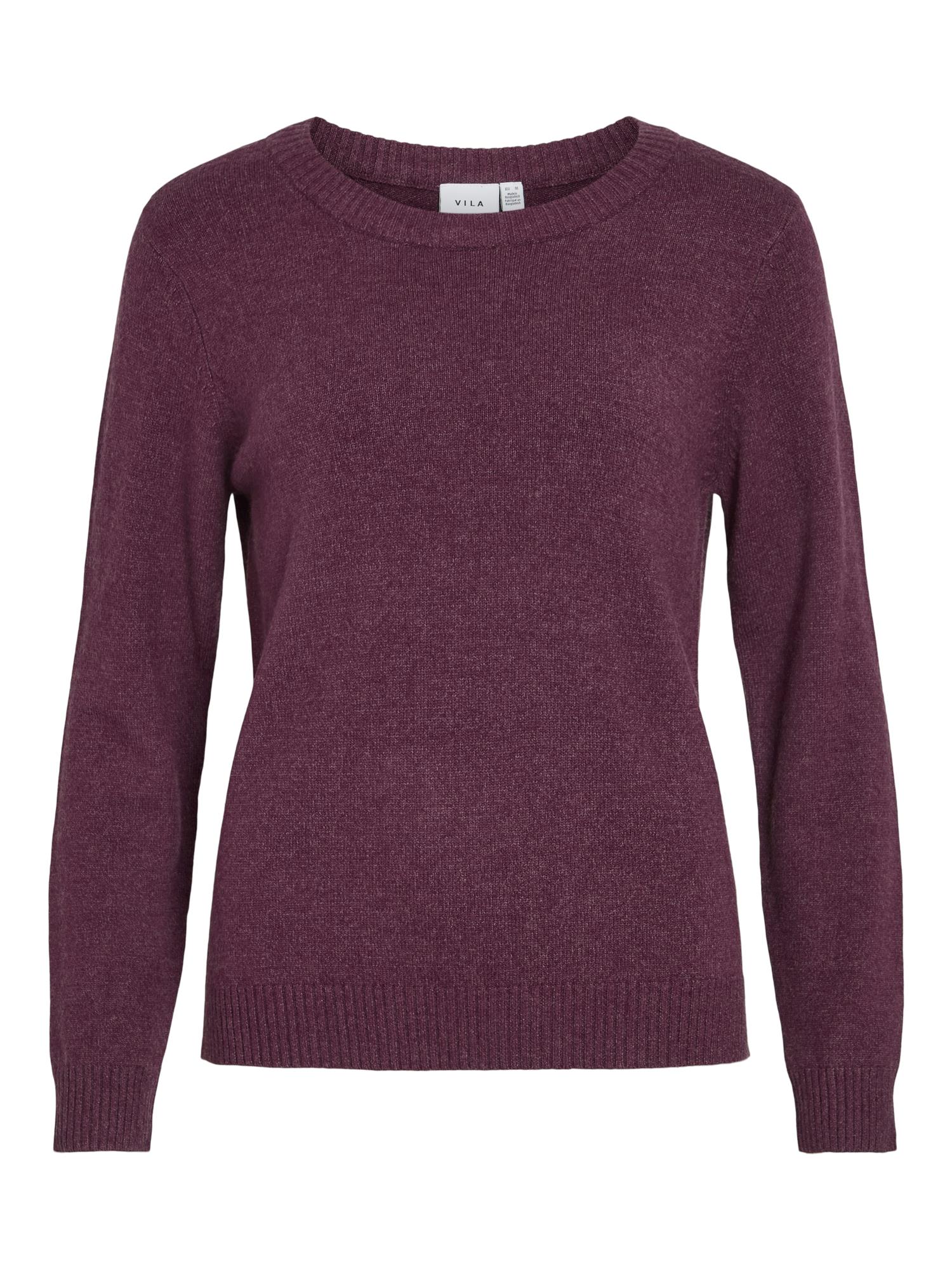 VIRIL O-NECK L/S KNIT TOP - NOOS