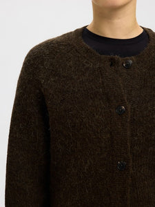 SLFLULU LS KNIT SHORT CARDIGAN