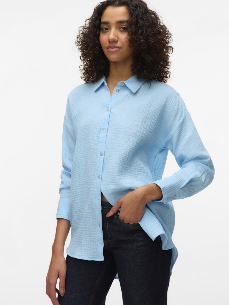 VMNatali Nia LS Loose Shirt WVN GA Noos