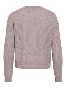 VIPretty O-Neck Pointelle Cardigan