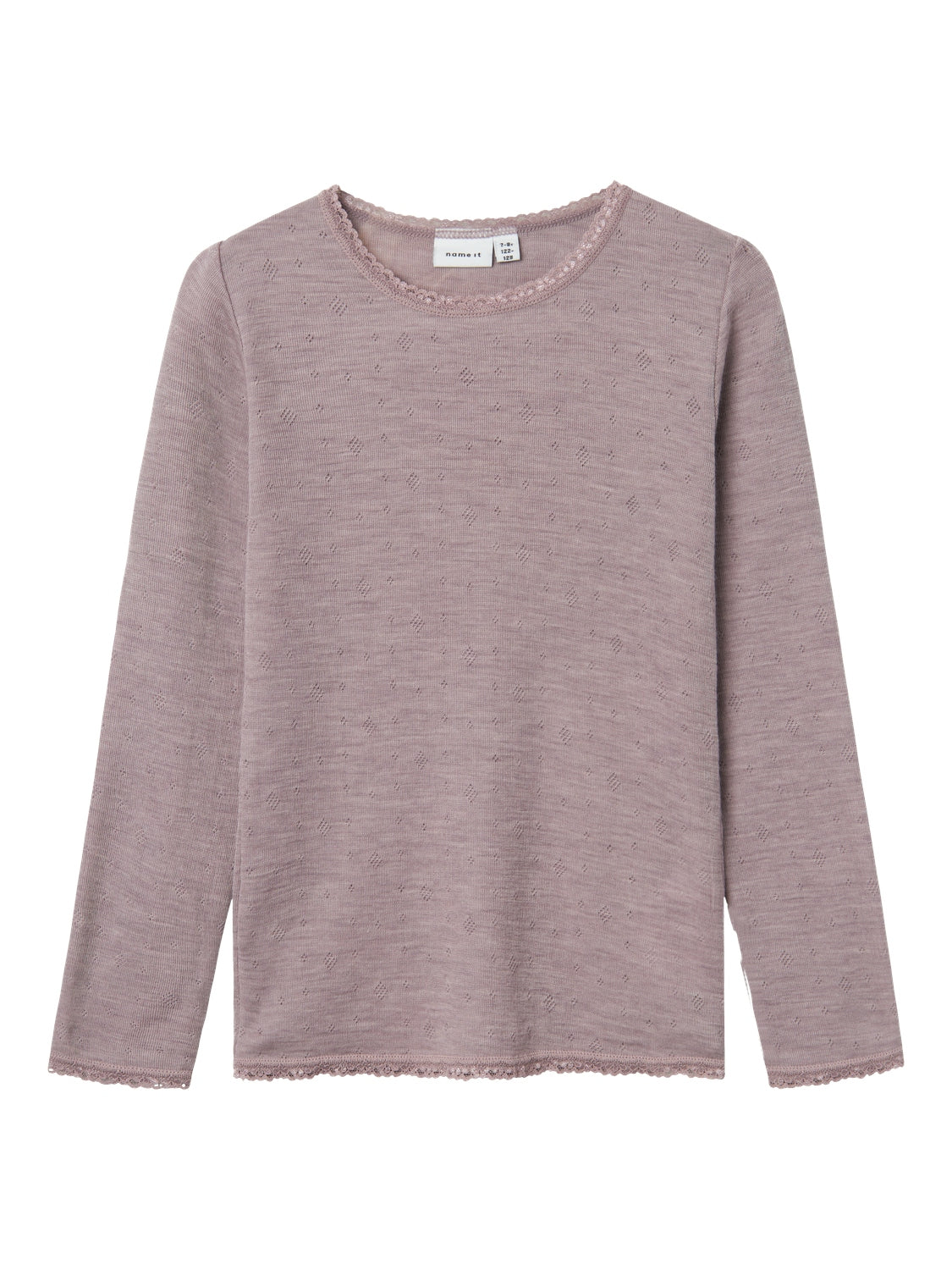 NKFWANG WOOL NEEDLE LS TOP SOLID