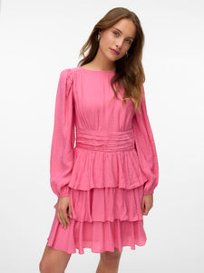 VMLise Boatneck Short Dress Exp Ga Air