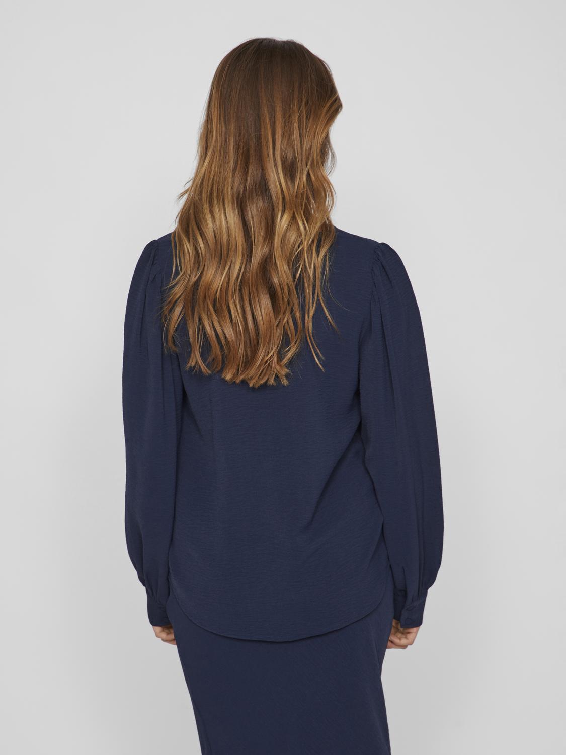 VIGAJA L/S V-NECK TOP/PB