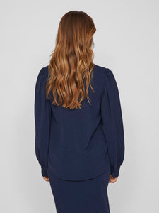 VIGAJA L/S V-NECK TOP/PB