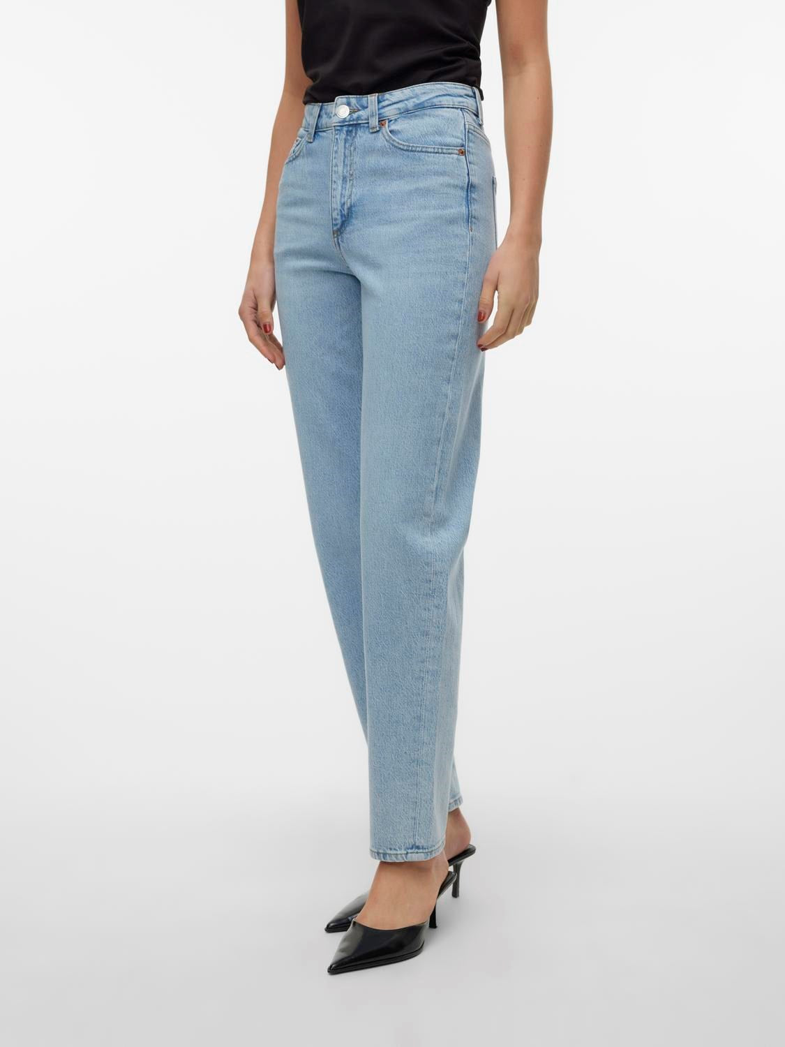 LYS BLÅ DENIM VERO MODA VMTESSA MOM JEANS