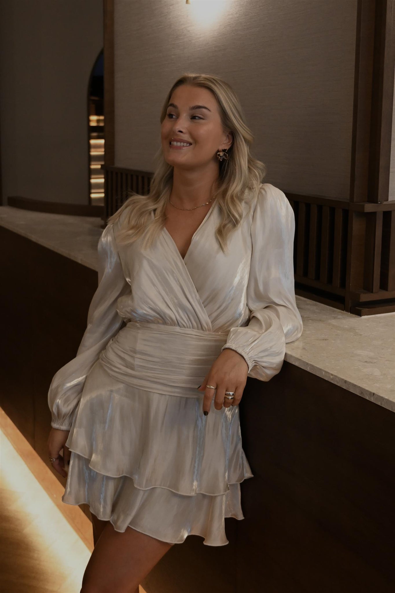 VMPolly LS Short Dress WYN EXP