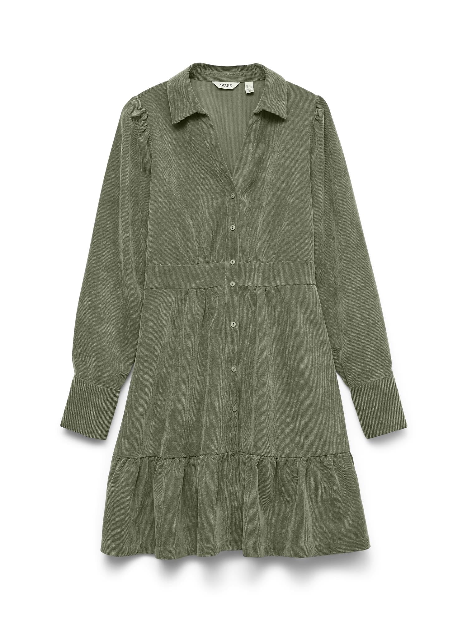AWAsta LS V-Neck Short Dress