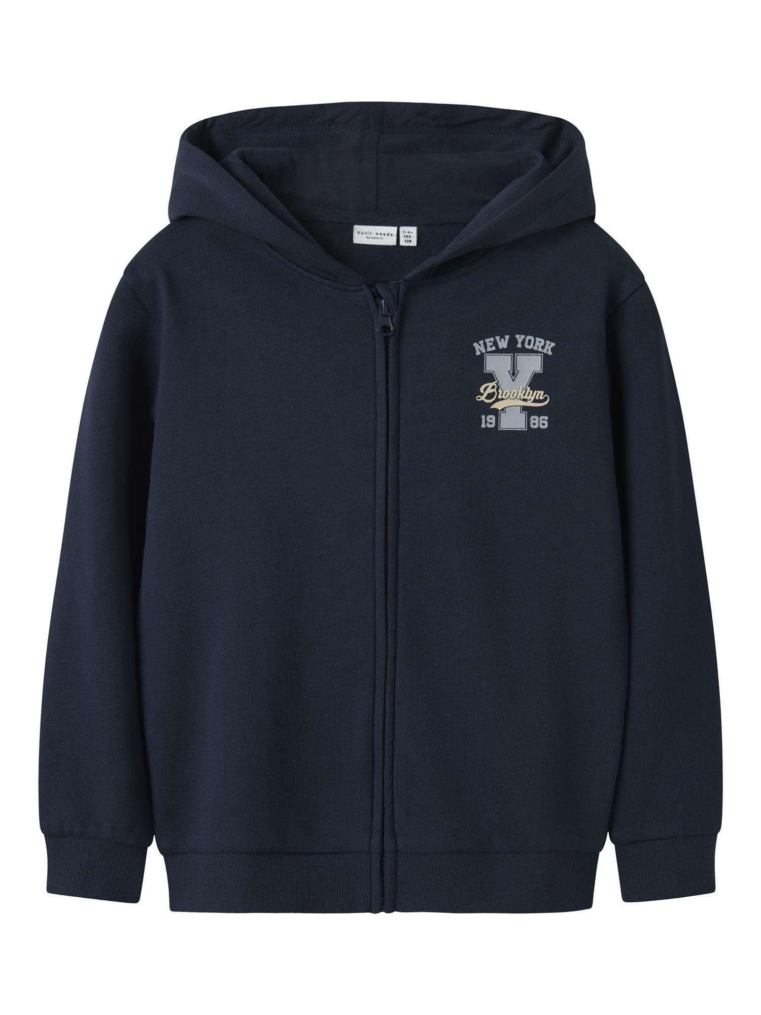 NKmvoltinus Nreg Sweat Card Wh Bru
