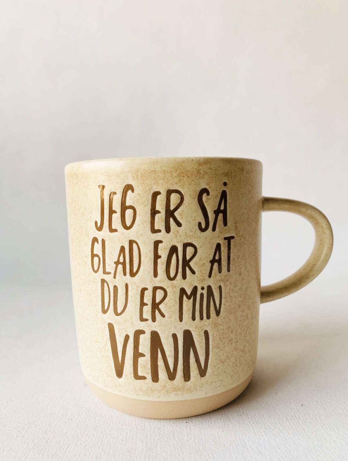 Krus "Jeg Er Så Glad For At Du Er Min Venn"