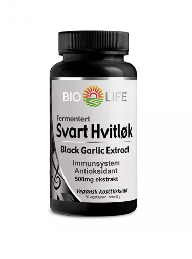 Biolife Svart Hvitløk 60 Vegekapsl