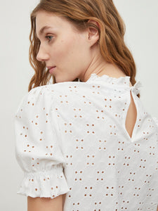 VIKAWA S/S FLOUNCE TOP