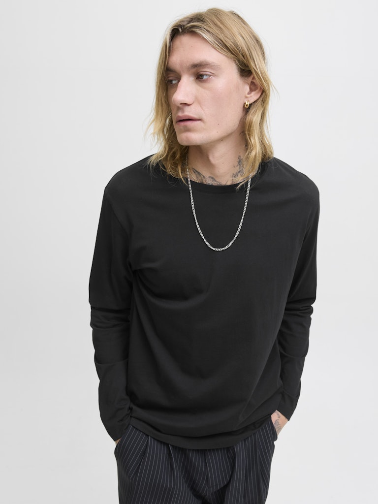 JJEOrganic Basic Tee LS O-Neck