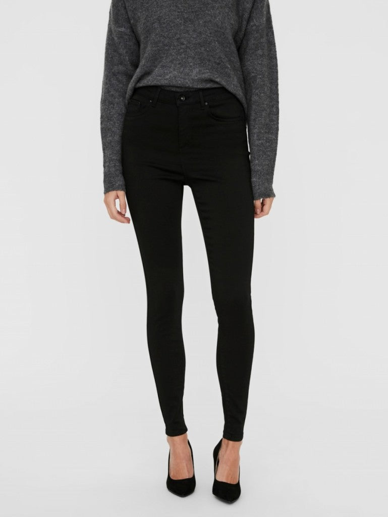 SVART VERO MODA VMSOPHIA SKINNY JEANS